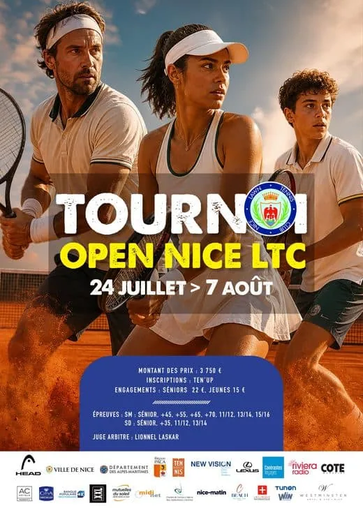 Affiche Open Nice LTC 2026