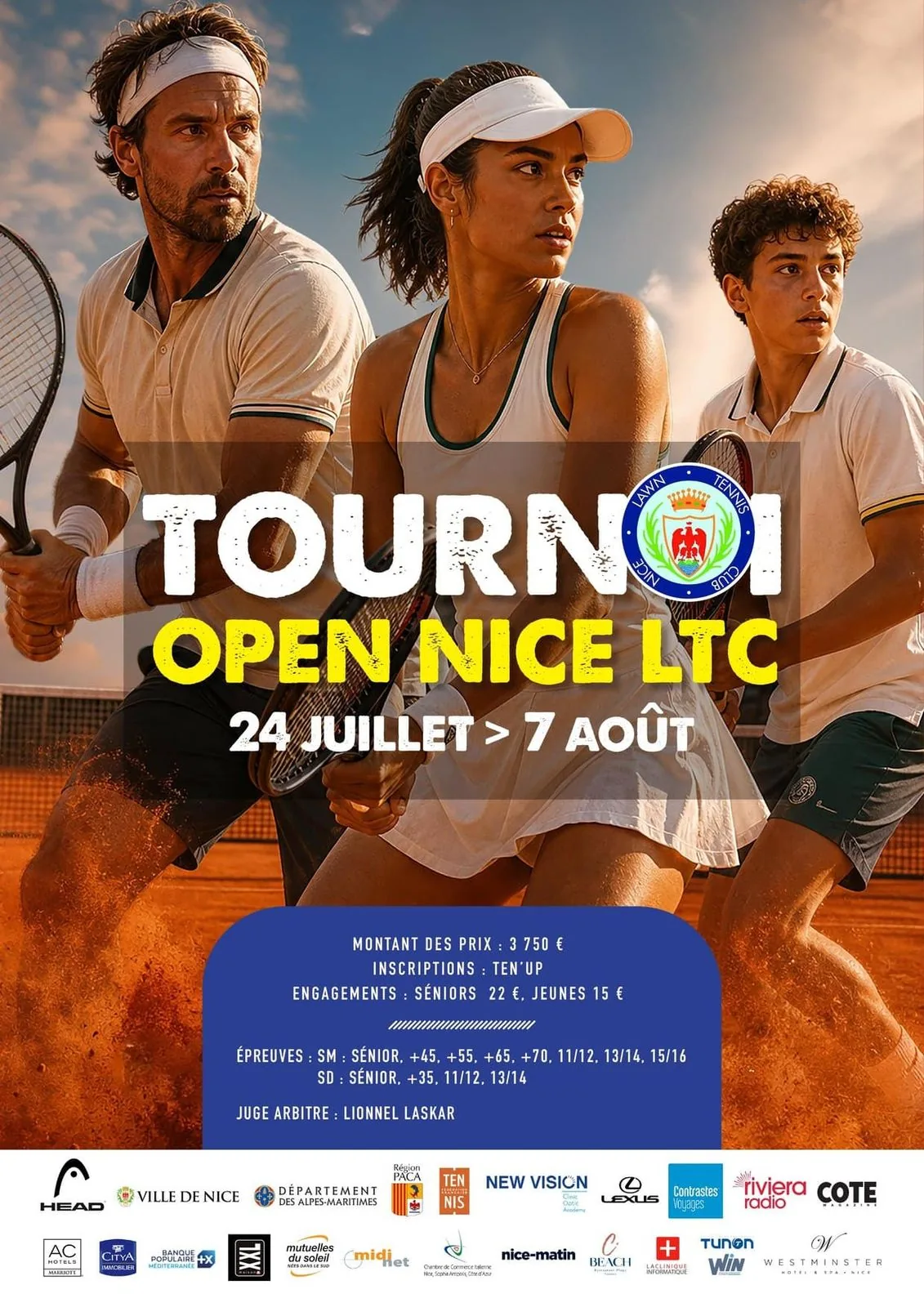 Affiche Open Nice LTC 2026