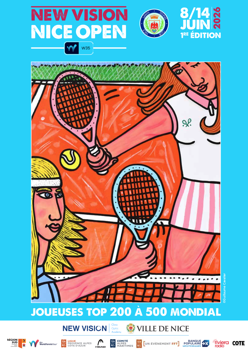 Affiche officielle New Vision Nice Open W35 2026