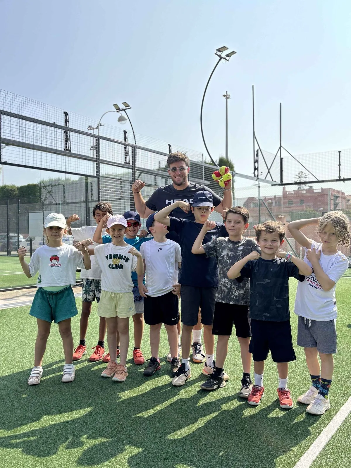 École de tennis - cours sur le court