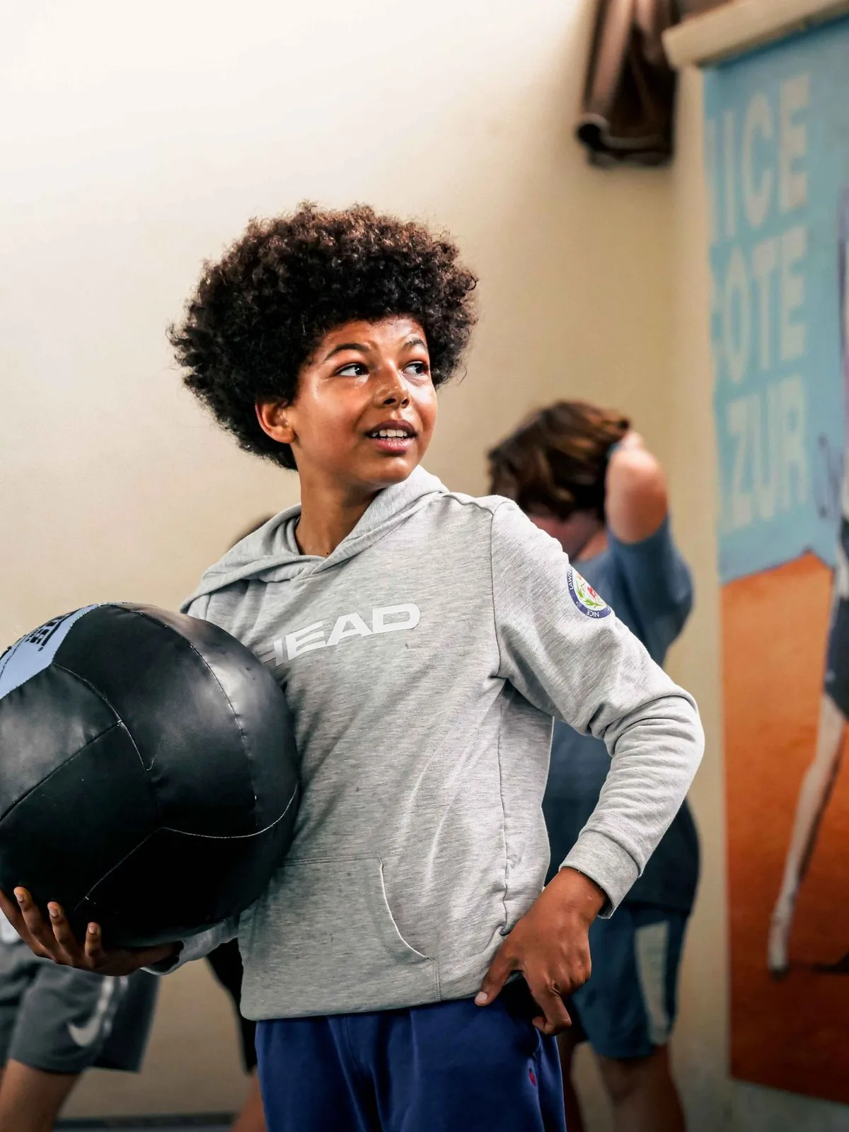 Jeune sportif à la salle de gym Nice LTC