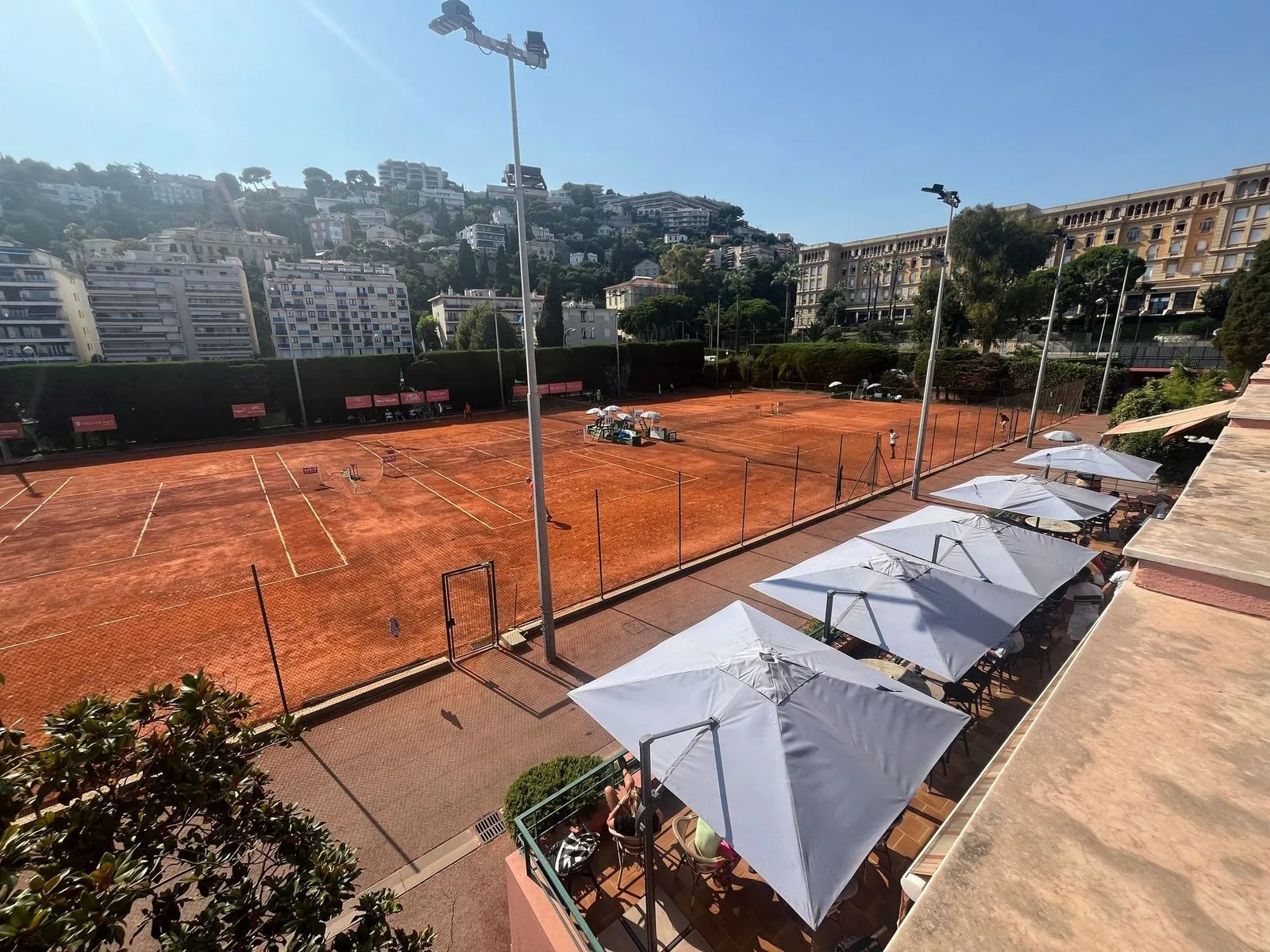 Terrasse du restaurant Le Lenglen