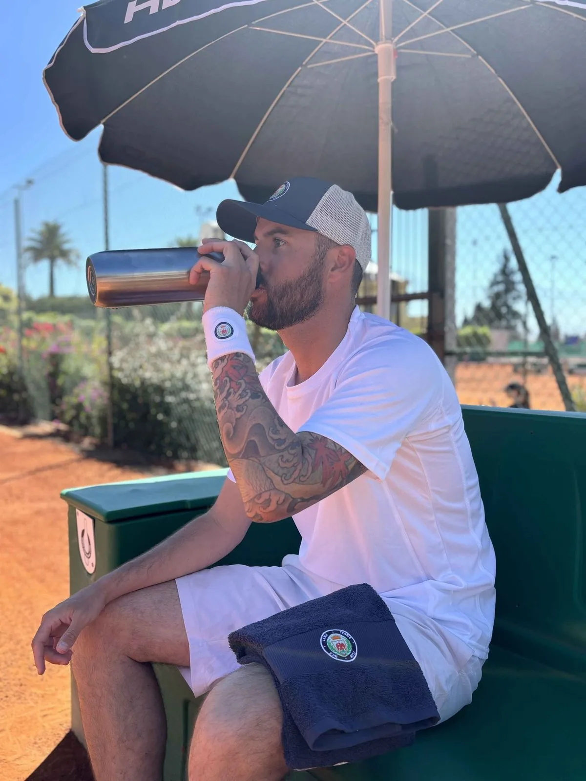 Polo blanc Nice LTC